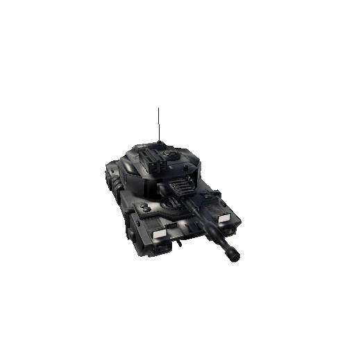 Tank Medium Black LOD1